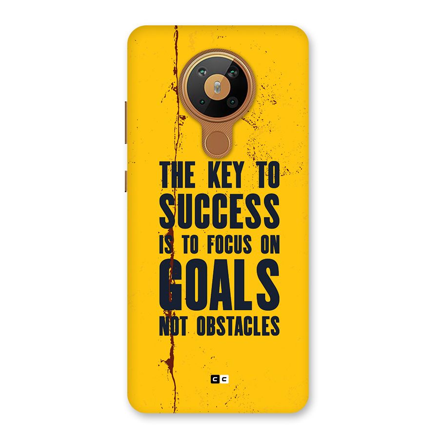 Goals Not Obstacles Back Case for Nokia 5.3