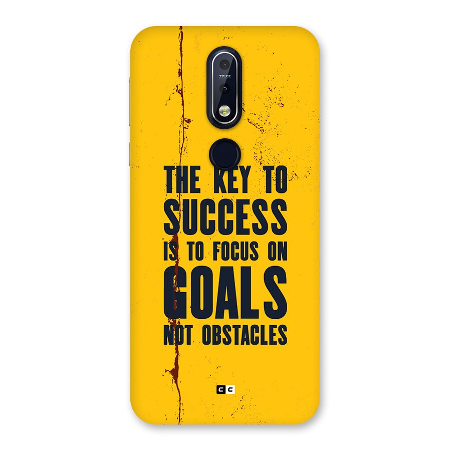 Goals Not Obstacles Back Case for Nokia 7.1