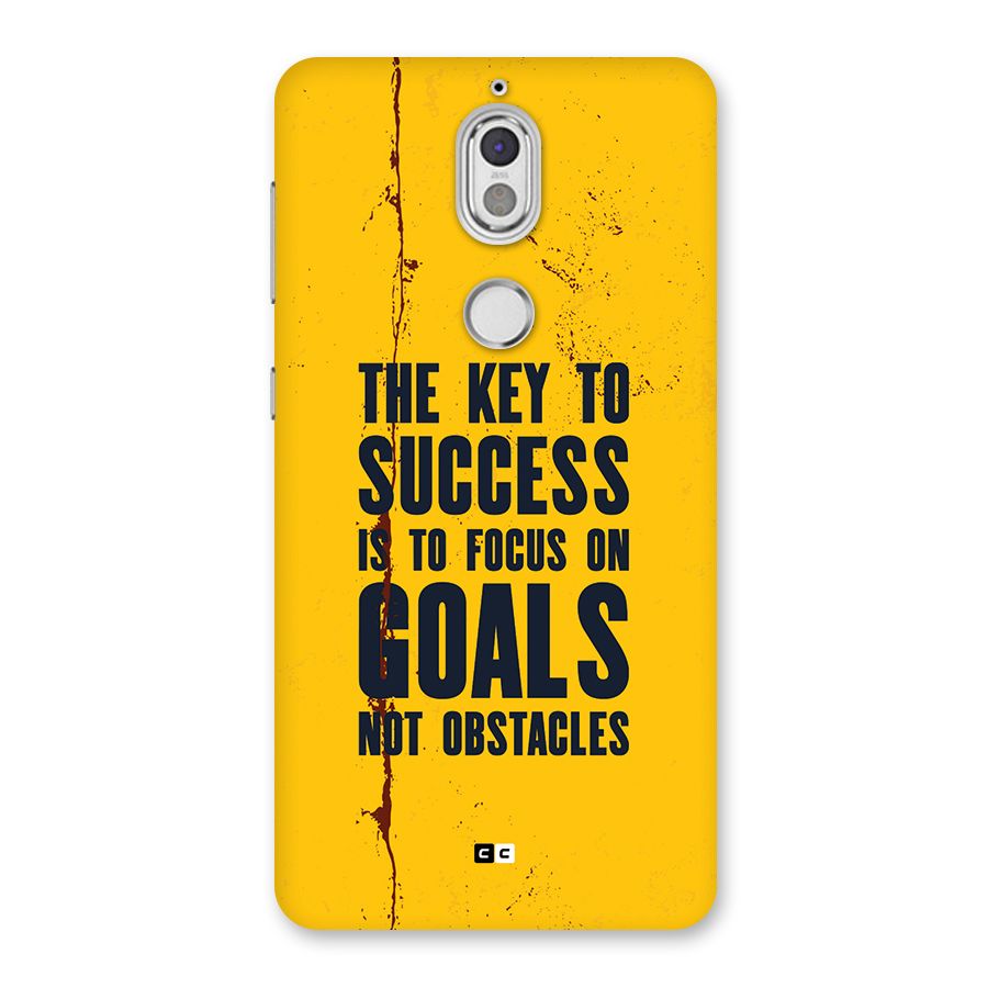 Goals Not Obstacles Back Case for Nokia 7