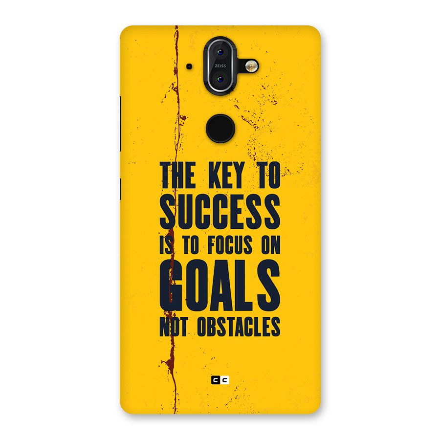 Goals Not Obstacles Back Case for Nokia 8 Sirocco