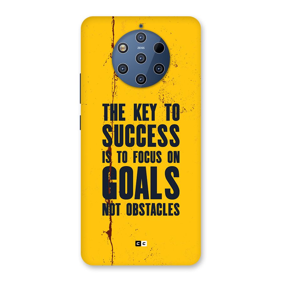 Goals Not Obstacles Back Case for Nokia 9 PureView
