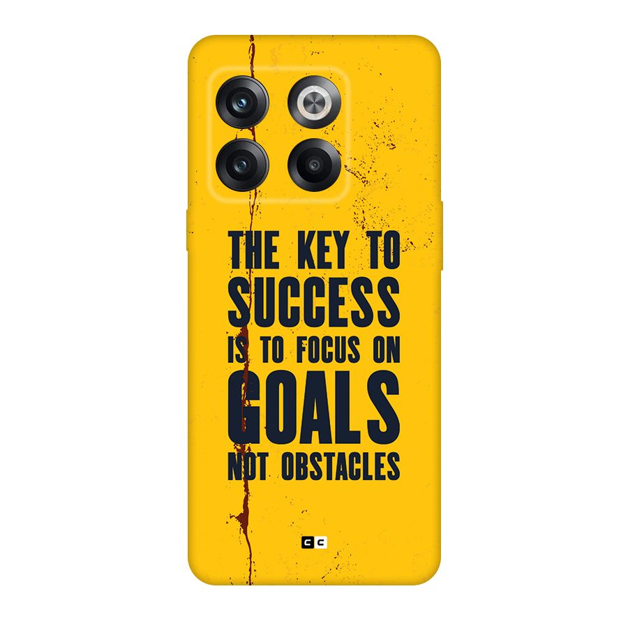 Goals Not Obstacles Back Case for OnePlus 10T