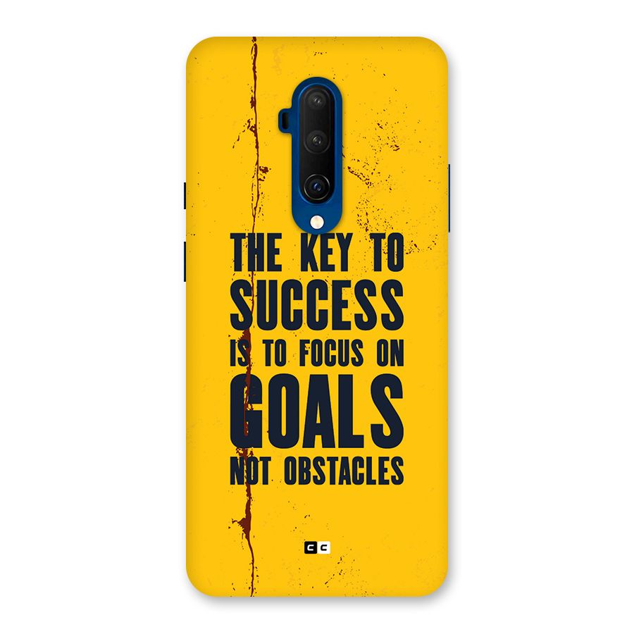 Goals Not Obstacles Back Case for OnePlus 7T Pro