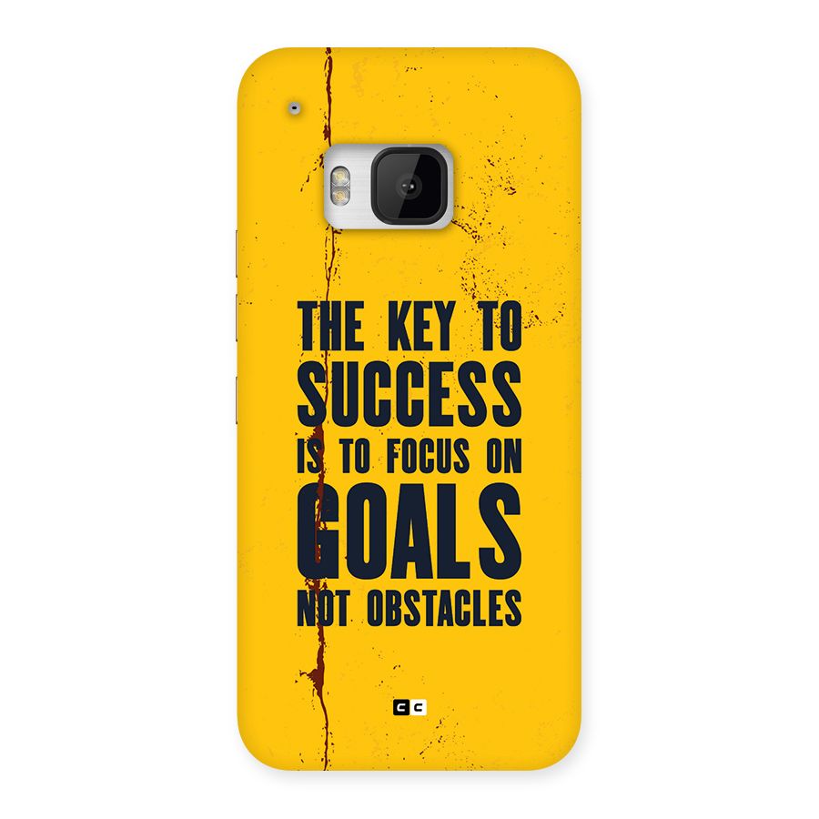 Goals Not Obstacles Back Case for One M9
