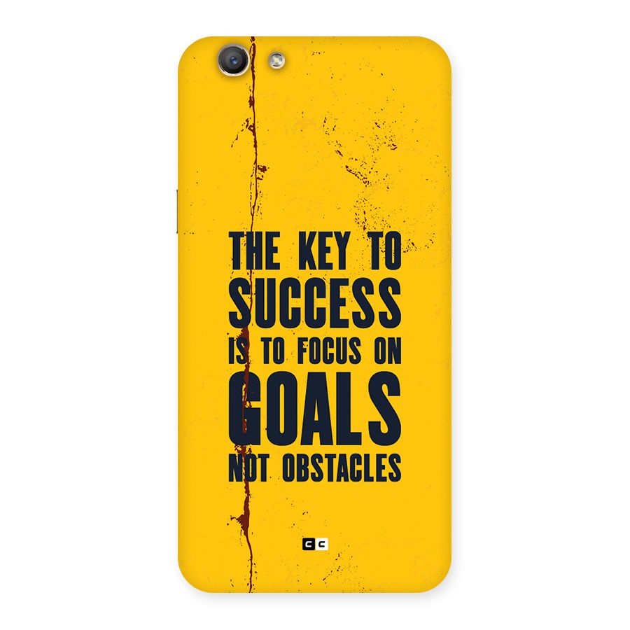 Goals Not Obstacles Back Case for Oppo F1s