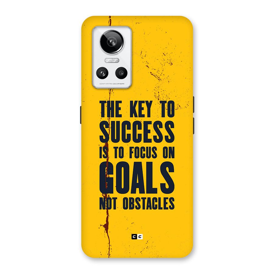 Goals Not Obstacles Back Case for Realme GT Neo 3
