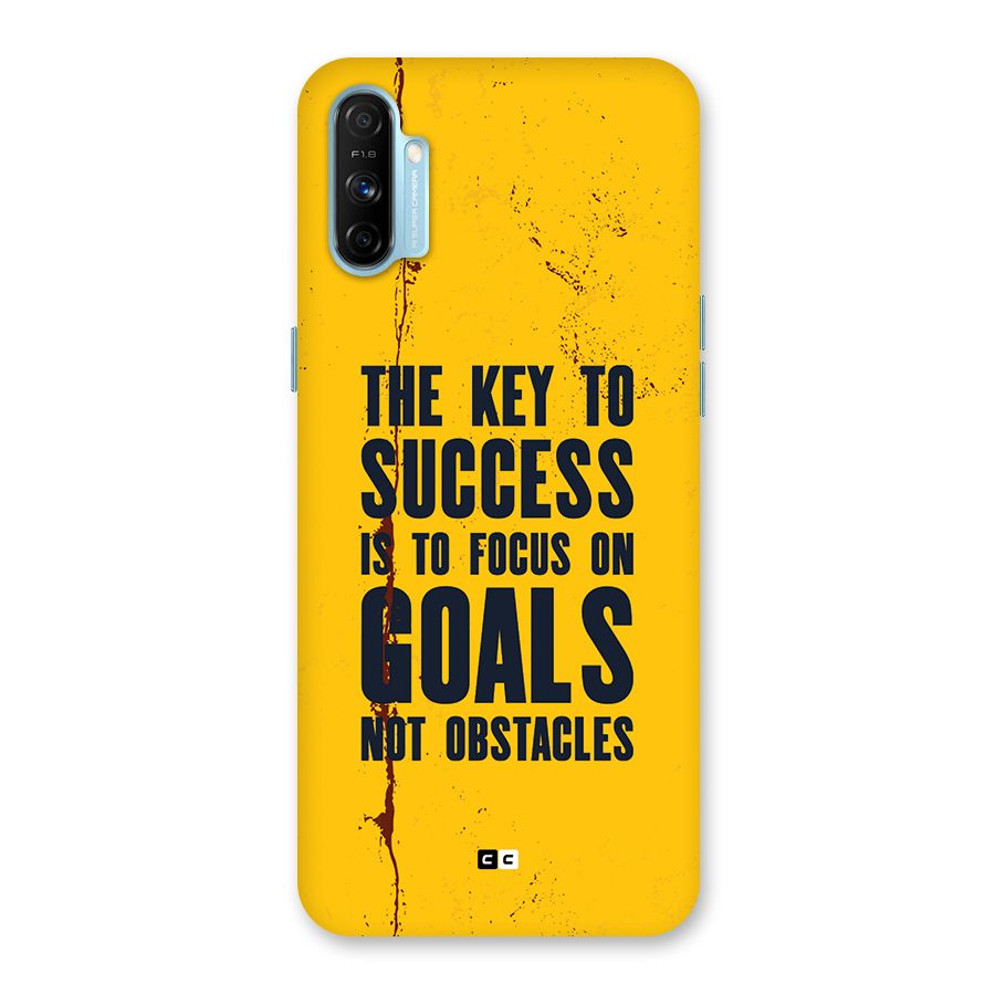 Goals Not Obstacles Back Case for Realme Narzo 20A