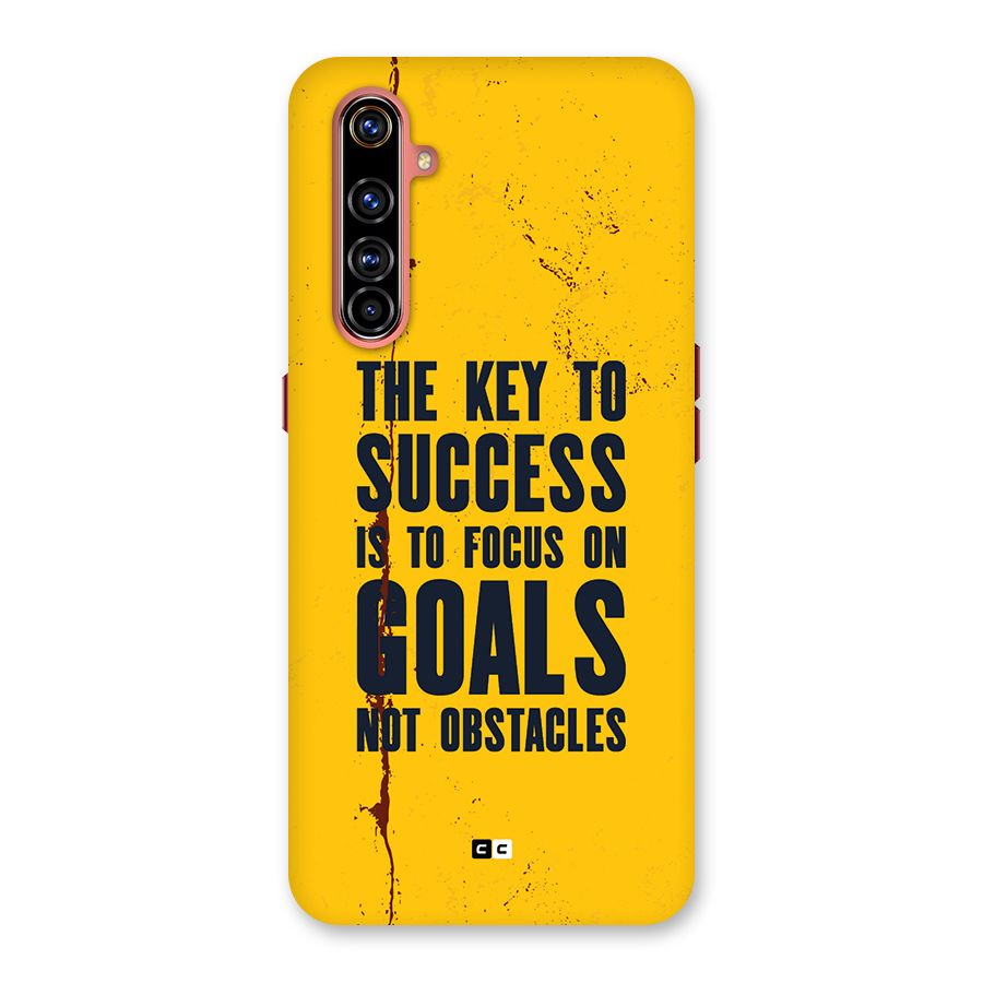 Goals Not Obstacles Back Case for Realme X50 Pro