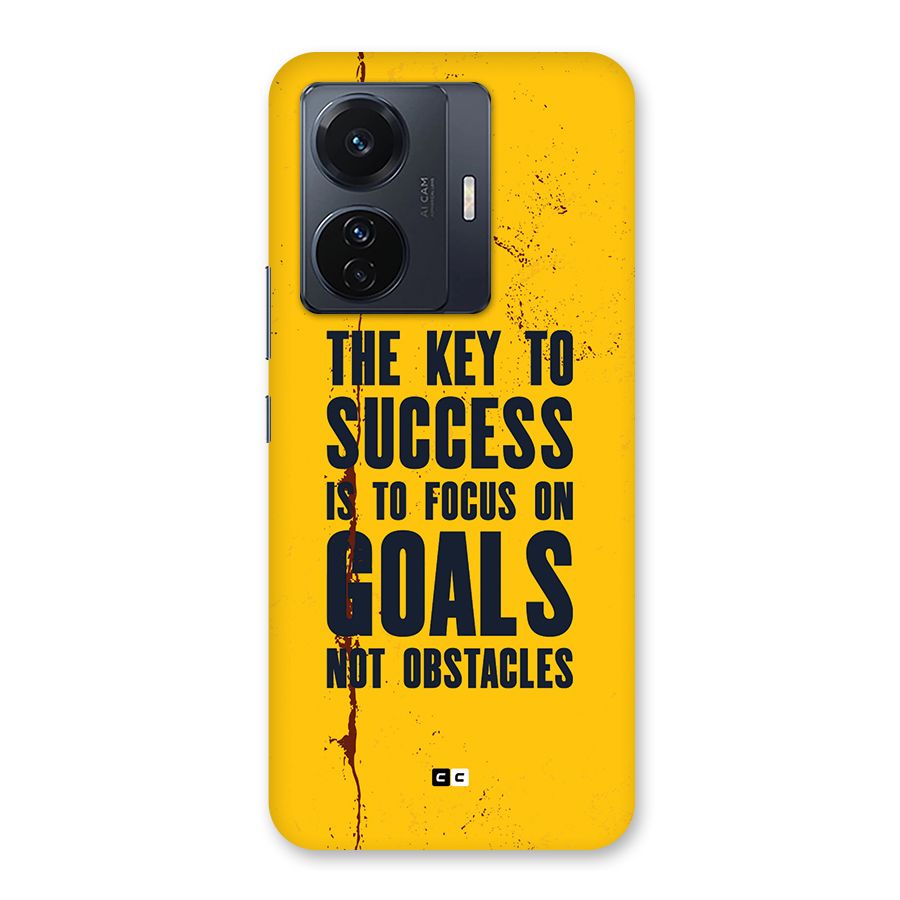 Goals Not Obstacles Back Case for Vivo T1 Pro