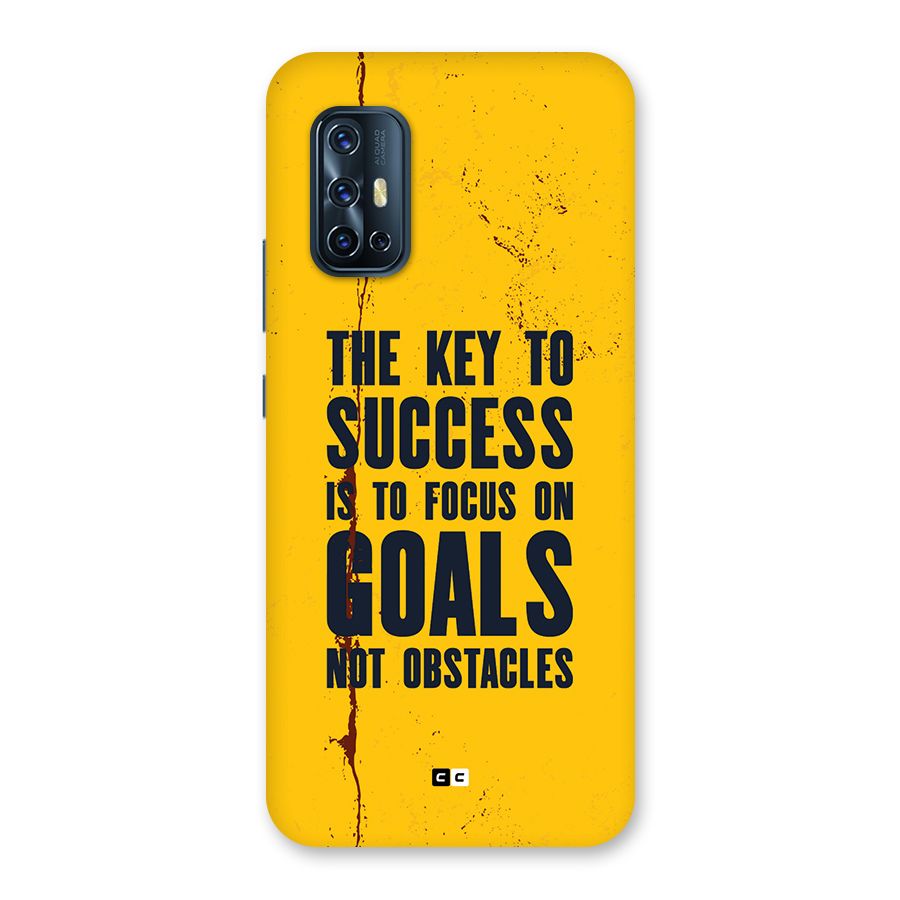 Goals Not Obstacles Back Case for Vivo V17