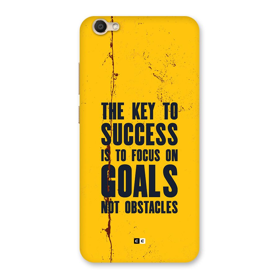 Goals Not Obstacles Back Case for Vivo V5s