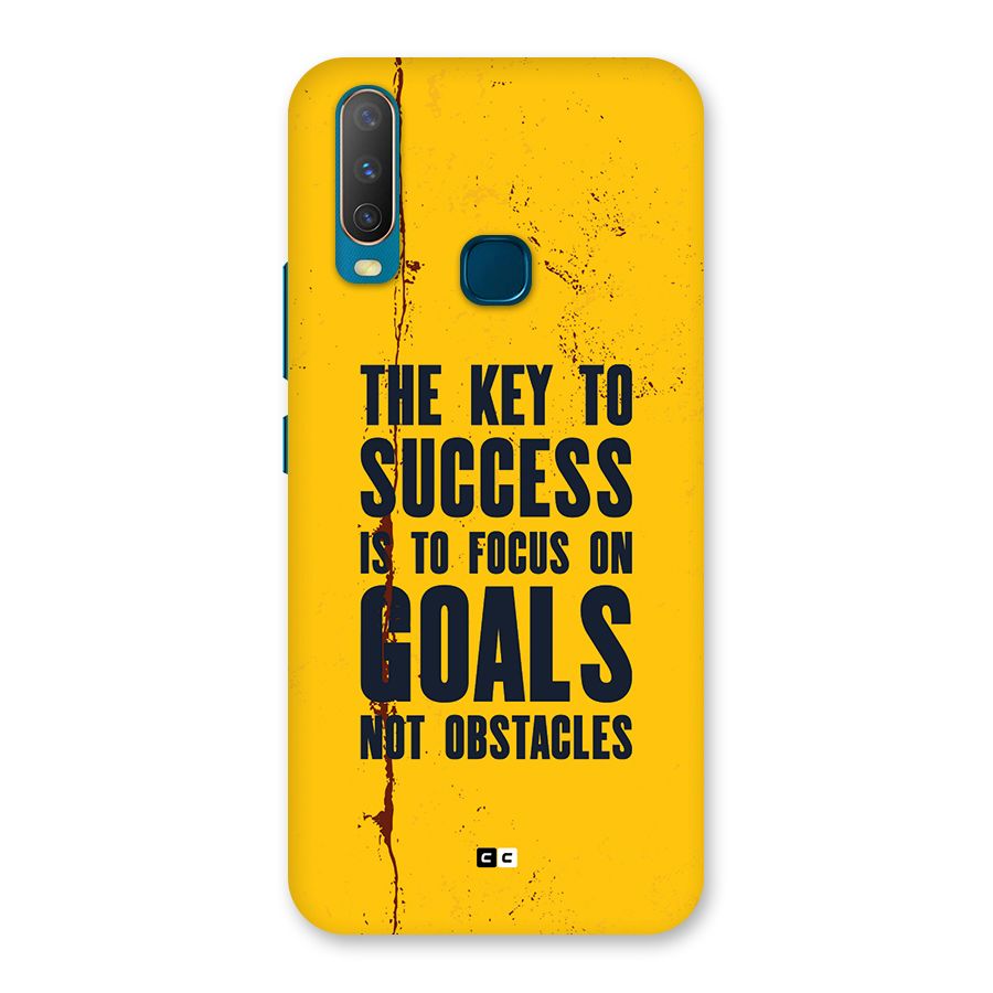 Goals Not Obstacles Back Case for Vivo Y11