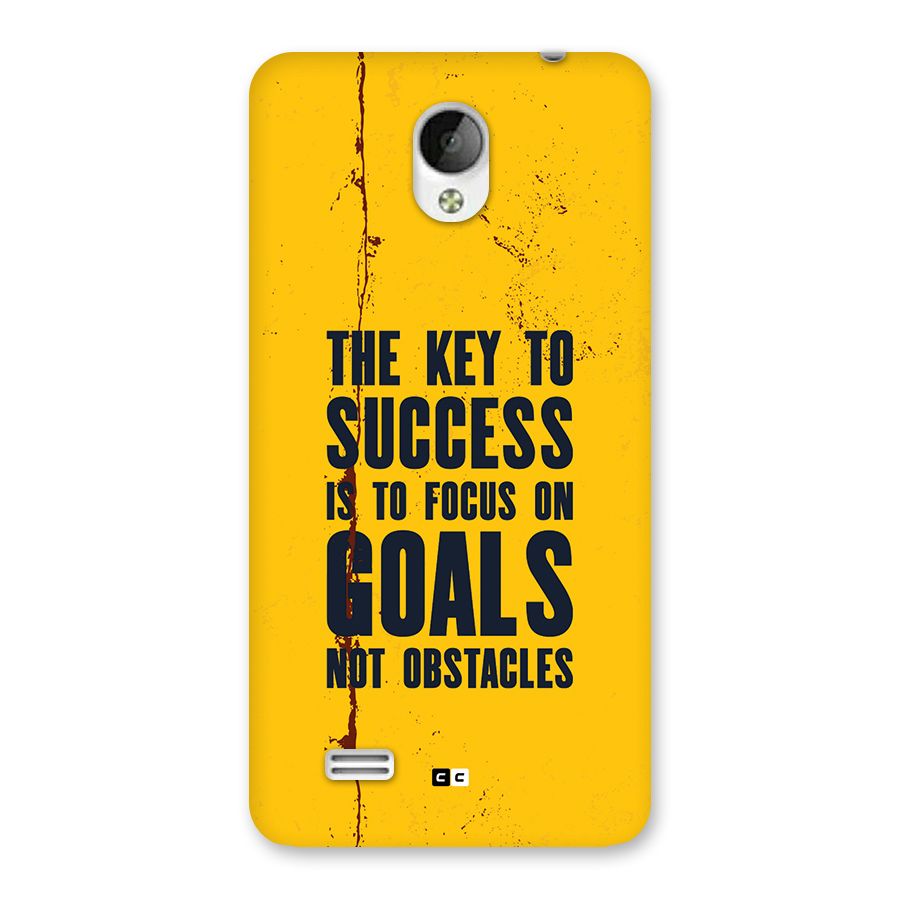 Goals Not Obstacles Back Case for Vivo Y21