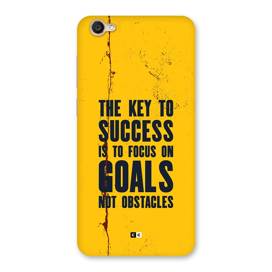 Goals Not Obstacles Back Case for Vivo Y55s