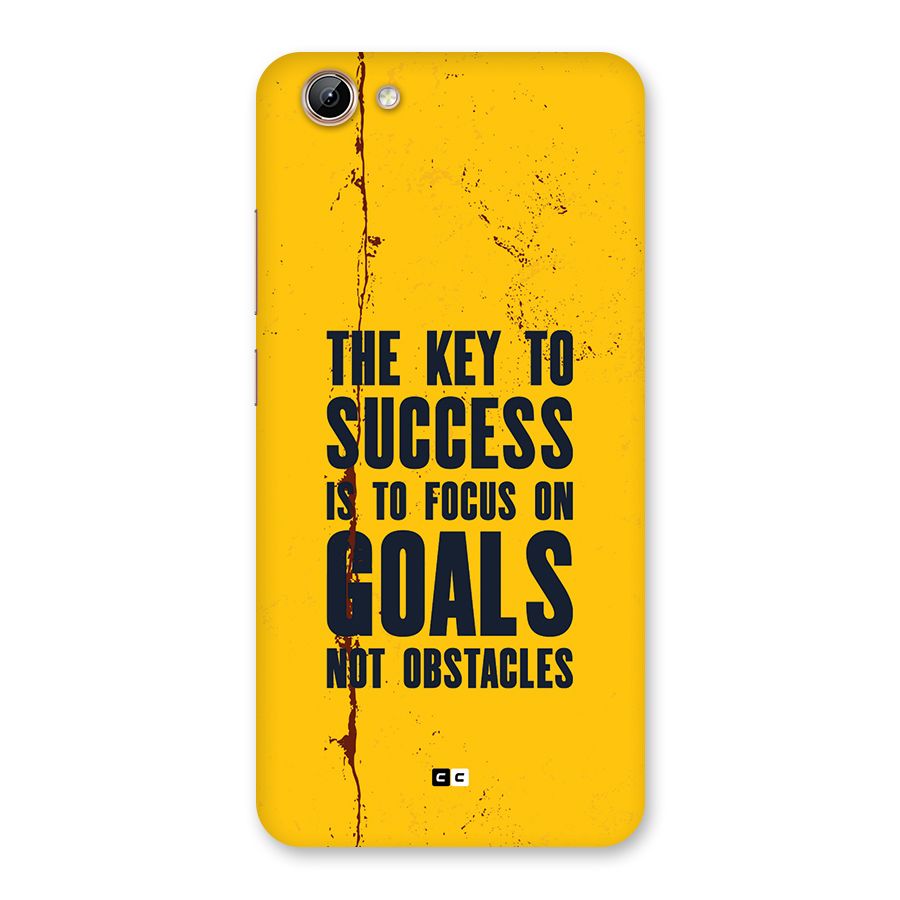 Goals Not Obstacles Back Case for Vivo Y71