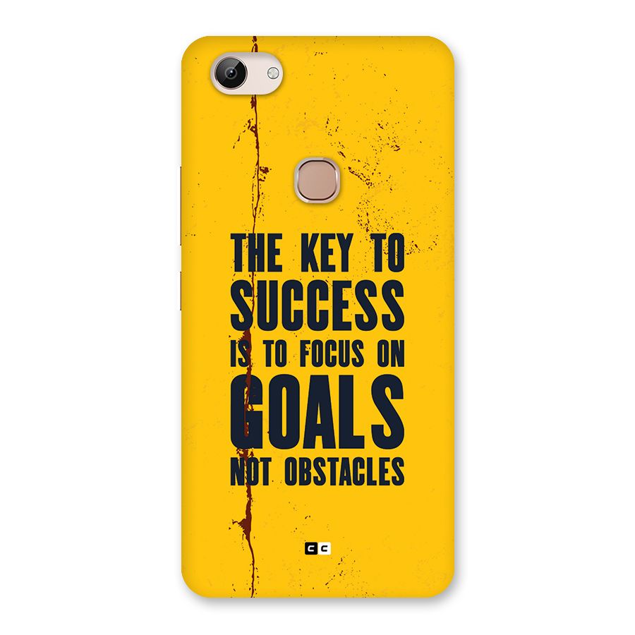 Goals Not Obstacles Back Case for Vivo Y83
