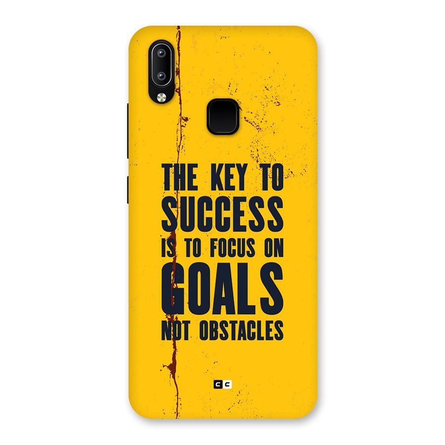 Goals Not Obstacles Back Case for Vivo Y93