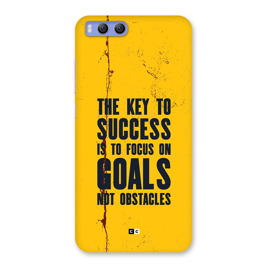 Goals Not Obstacles Back Case for Xiaomi Mi 6