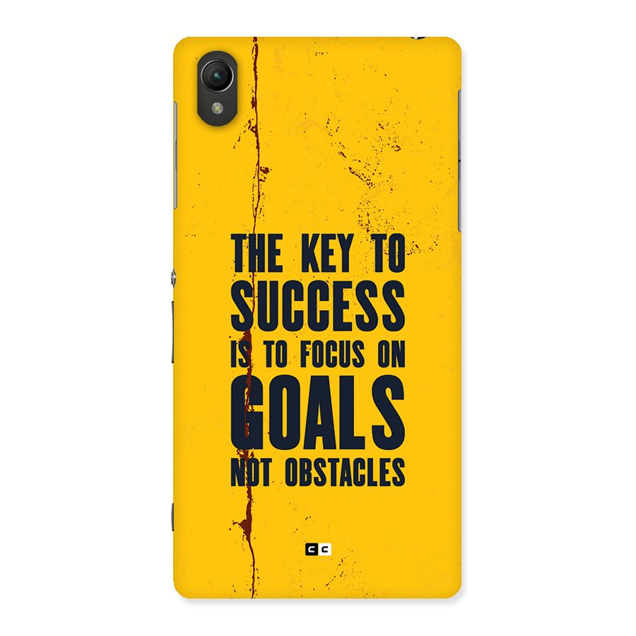 Goals Not Obstacles Back Case for Xperia Z2