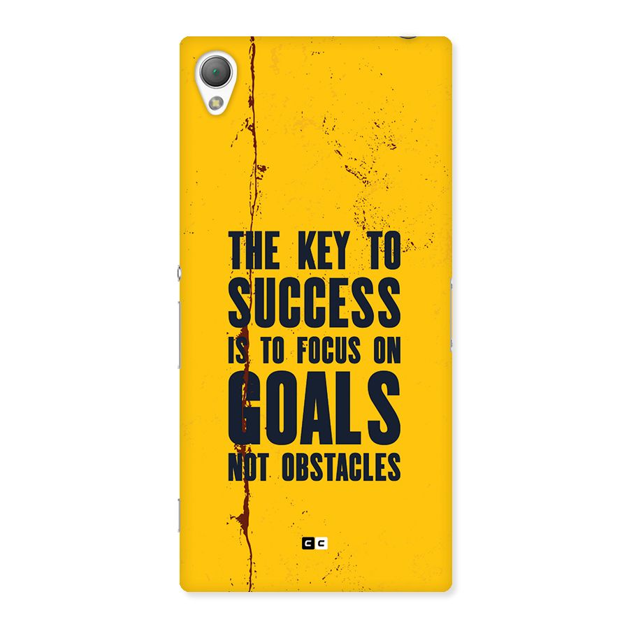 Goals Not Obstacles Back Case for Xperia Z3