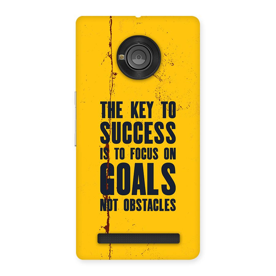 Goals Not Obstacles Back Case for Yunique