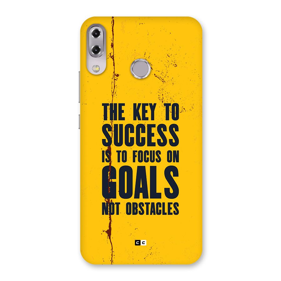 Goals Not Obstacles Back Case for Zenfone 5Z