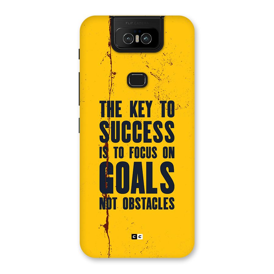 Goals Not Obstacles Back Case for Zenfone 6z