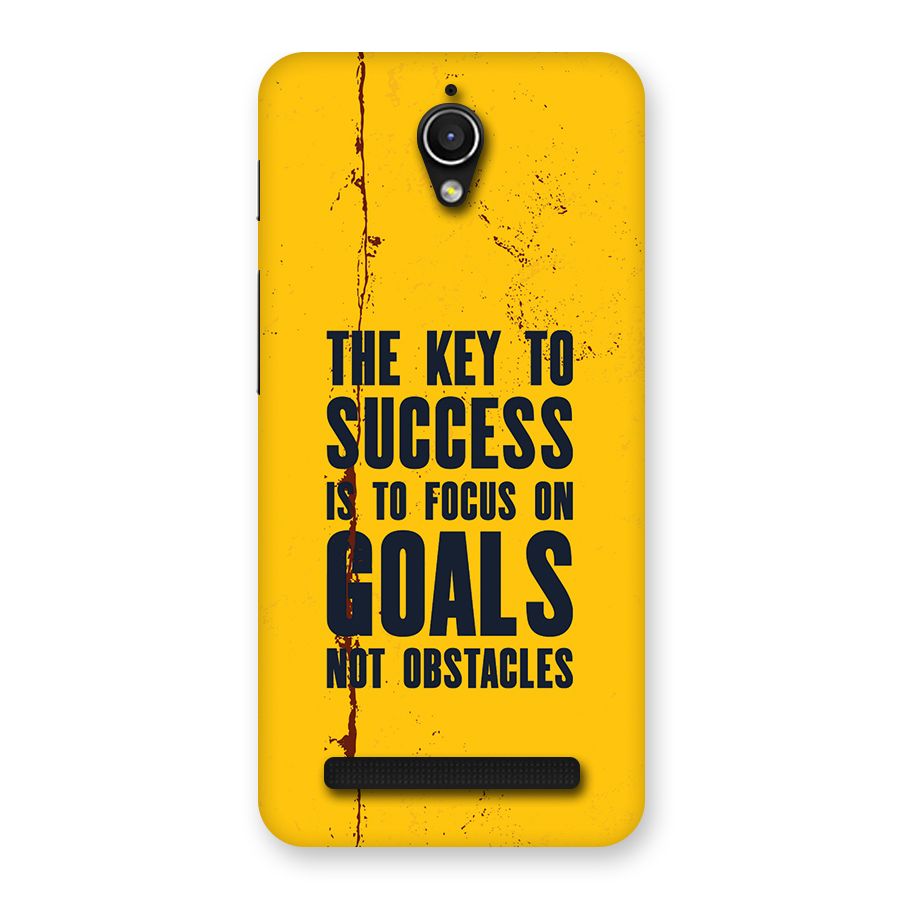 Goals Not Obstacles Back Case for Zenfone Go