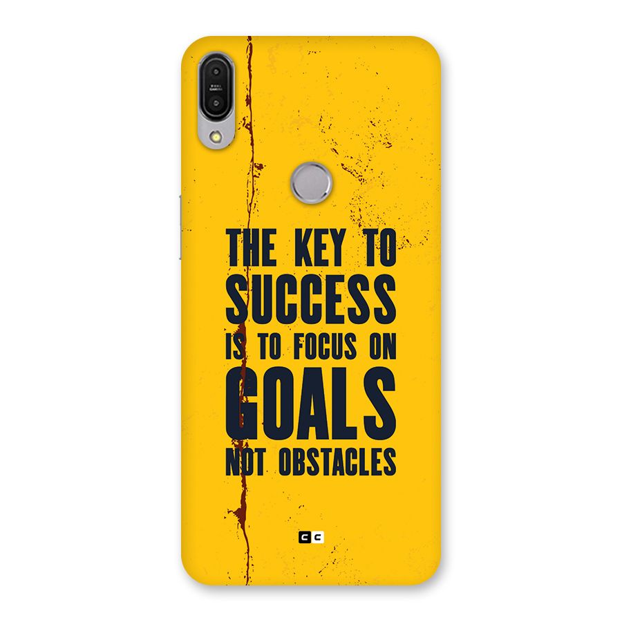 Goals Not Obstacles Back Case for Zenfone Max Pro M1