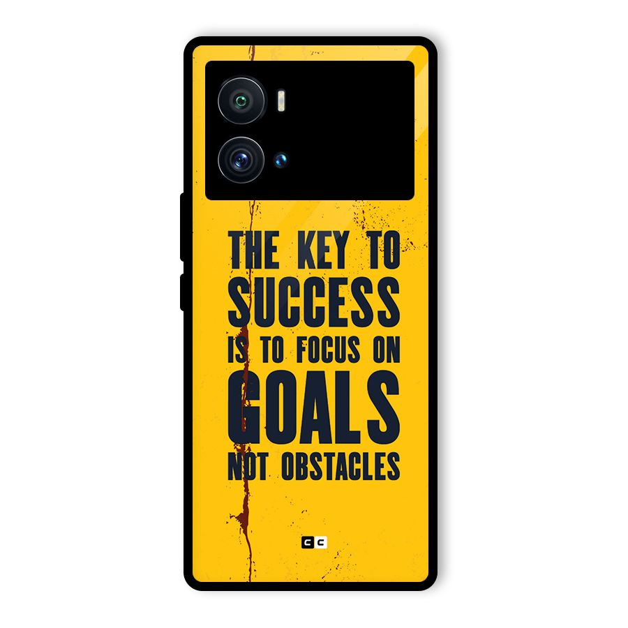 Goals Not Obstacles Glass Back Case for Vivo iQOO 9 Pro
