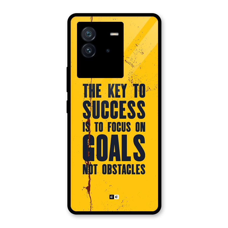 Goals Not Obstacles Glass Back Case for Vivo iQOO Neo 6 5G