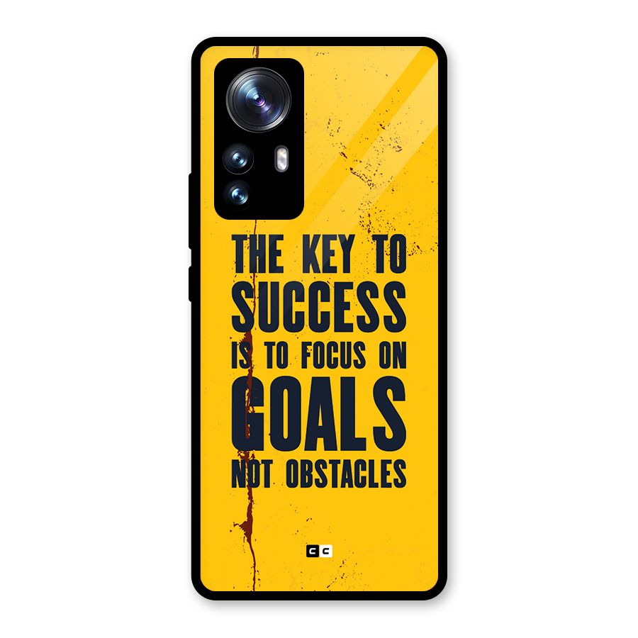 Goals Not Obstacles Glass Back Case for Xiaomi 12 Pro