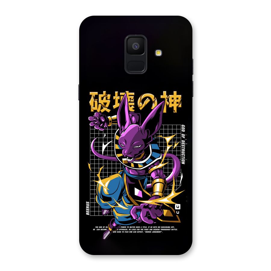 God Of Destruction Back Case for Galaxy A6 (2018)