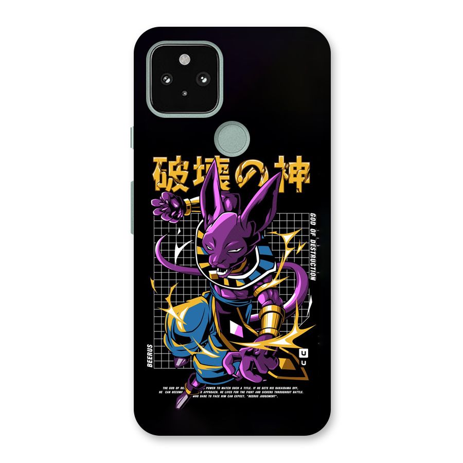 God Of Destruction Back Case for Google Pixel 5