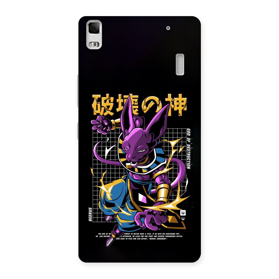 God Of Destruction Back Case for Lenovo A7000