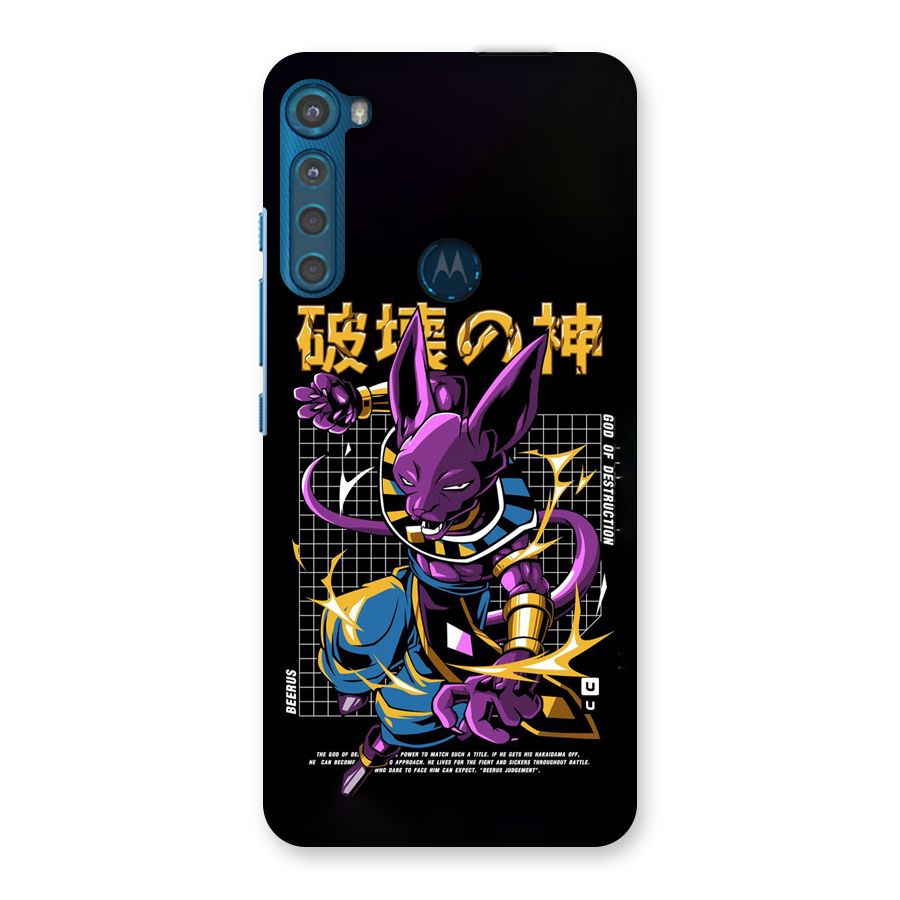 God Of Destruction Back Case for Motorola One Fusion Plus