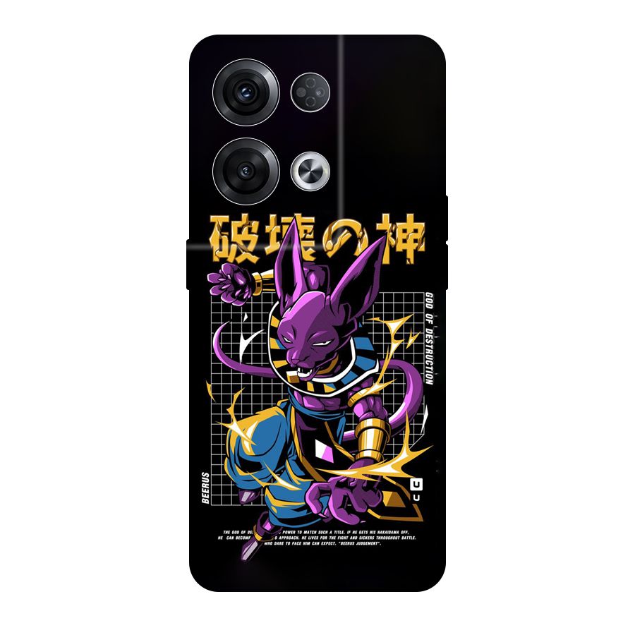 God Of Destruction Back Case for Oppo Reno8 Pro 5G