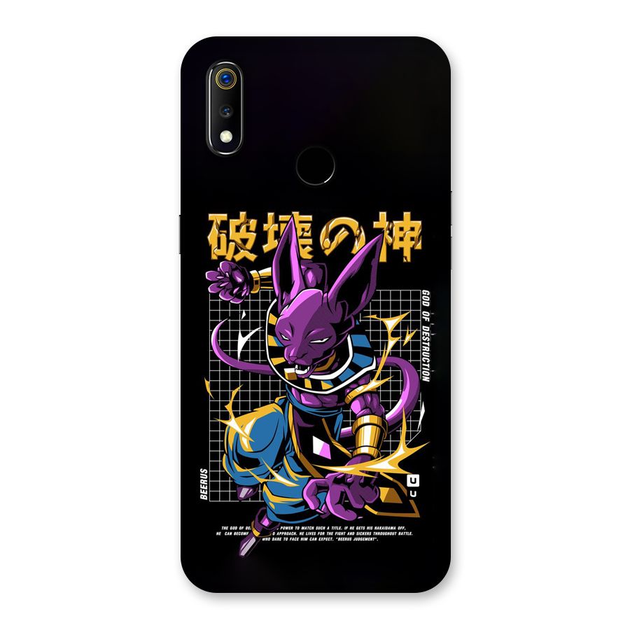 God Of Destruction Back Case for Realme 3