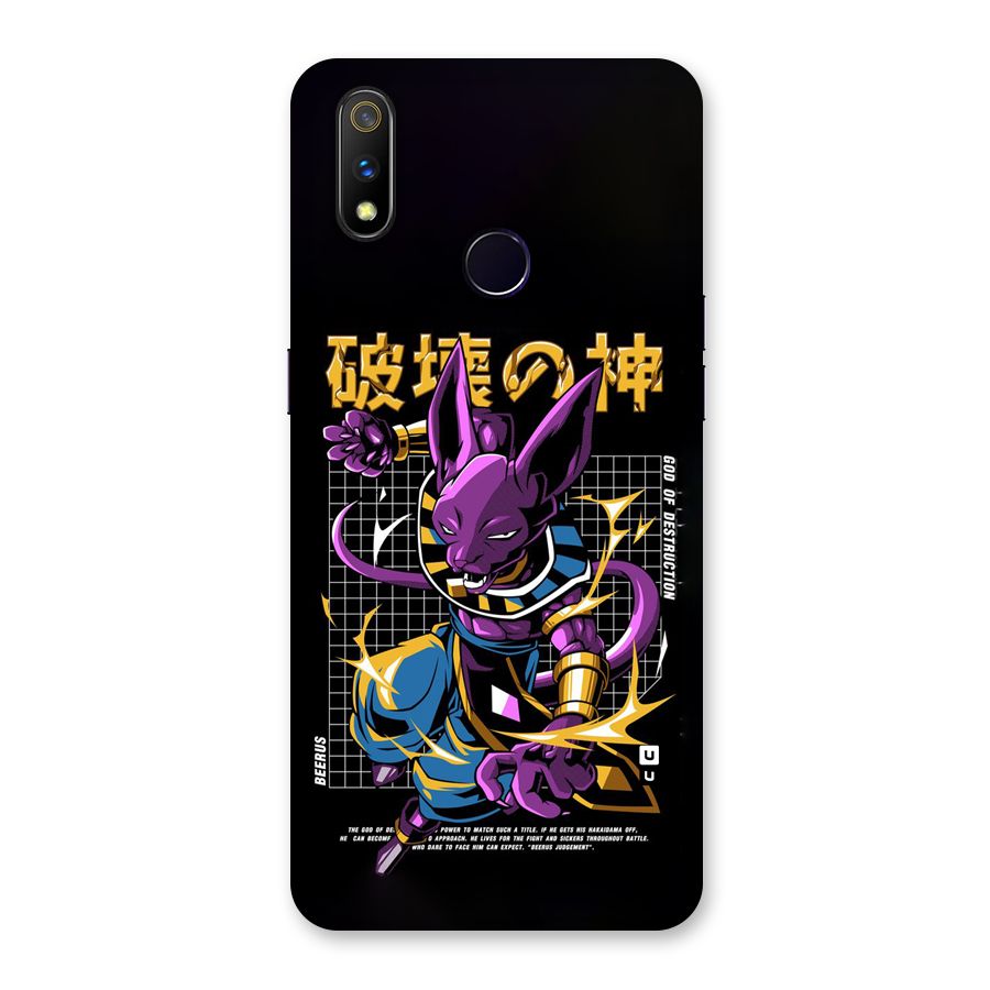 God Of Destruction Back Case for Realme 3 Pro