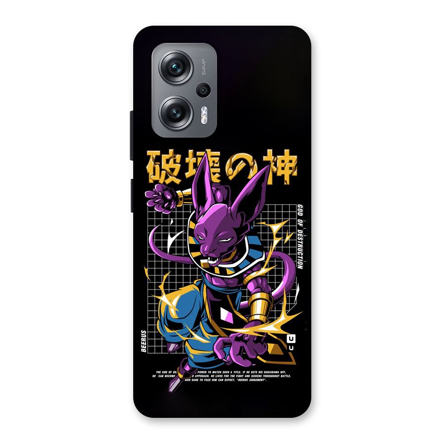 God Of Destruction Back Case for Redmi K50i