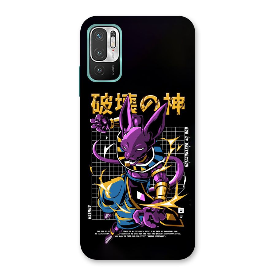 God Of Destruction Back Case for Redmi Note 10T 5G