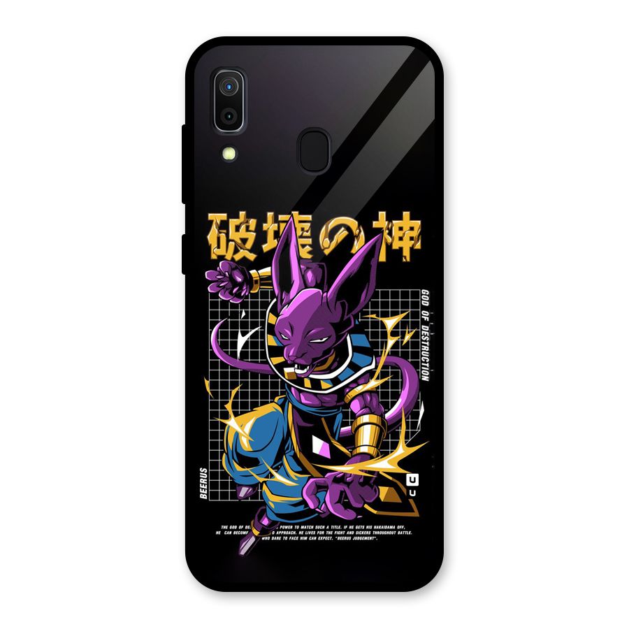 God Of Destruction Glass Back Case for Galaxy A30