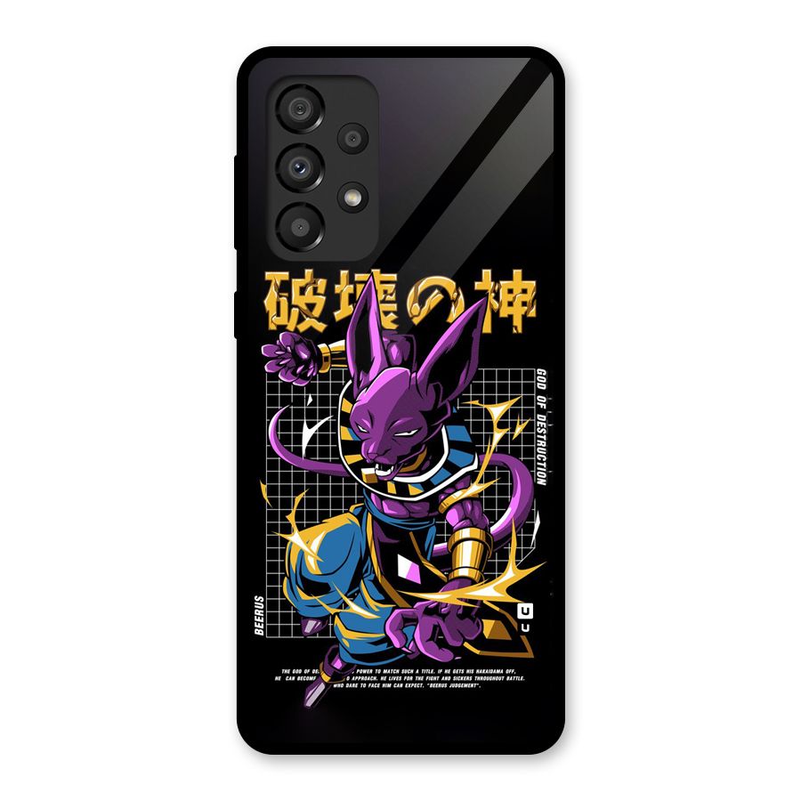 God Of Destruction Glass Back Case for Galaxy A33 5G