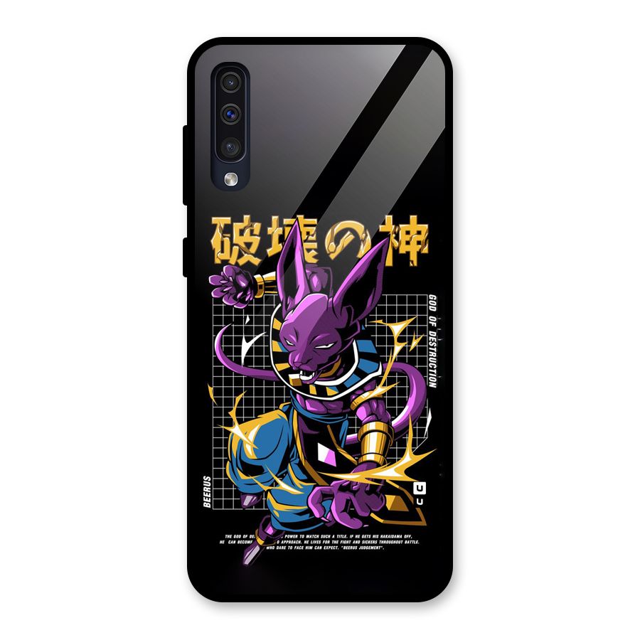 God Of Destruction Glass Back Case for Galaxy A50s