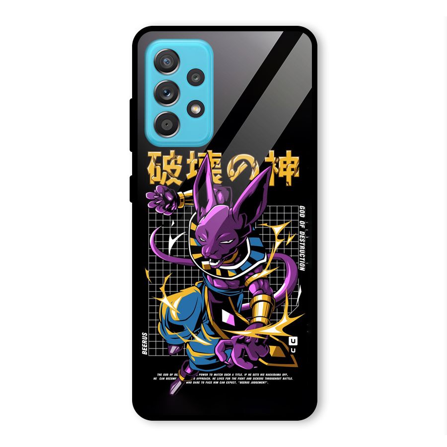 God Of Destruction Glass Back Case for Galaxy A52