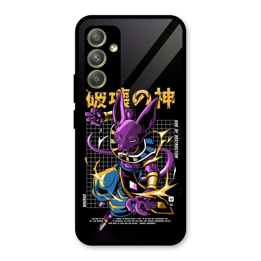 God Of Destruction Glass Back Case for Galaxy A54