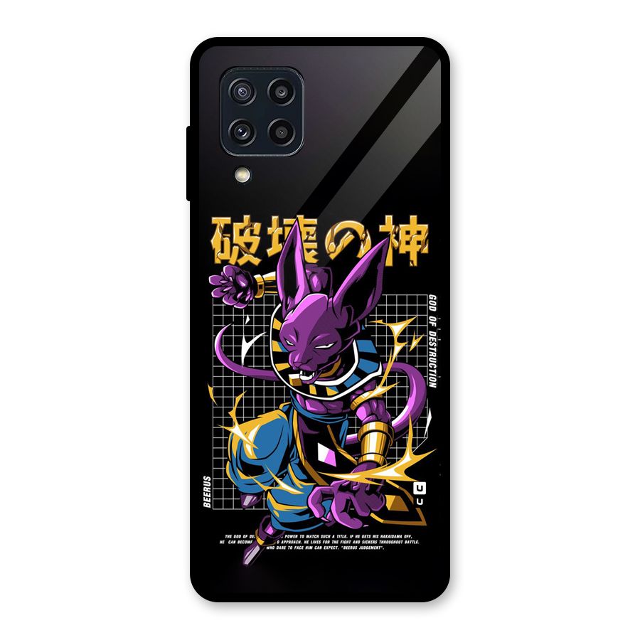 God Of Destruction Glass Back Case for Galaxy M32