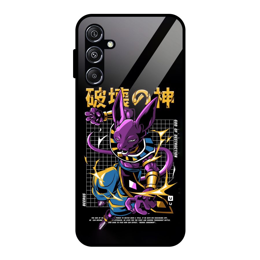 God Of Destruction Glass Back Case for Galaxy M34 5G