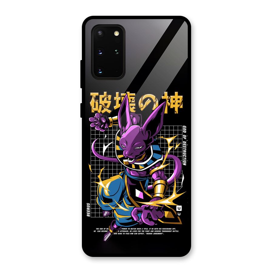 God Of Destruction Glass Back Case for Galaxy S20 Plus