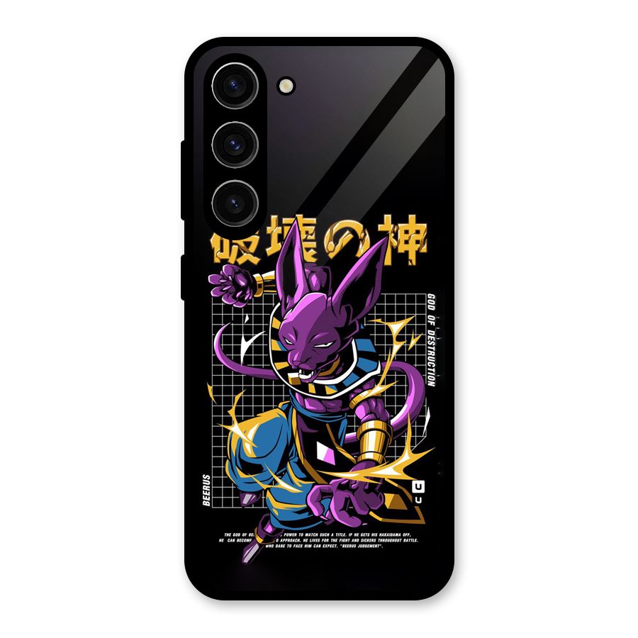 God Of Destruction Glass Back Case for Galaxy S23